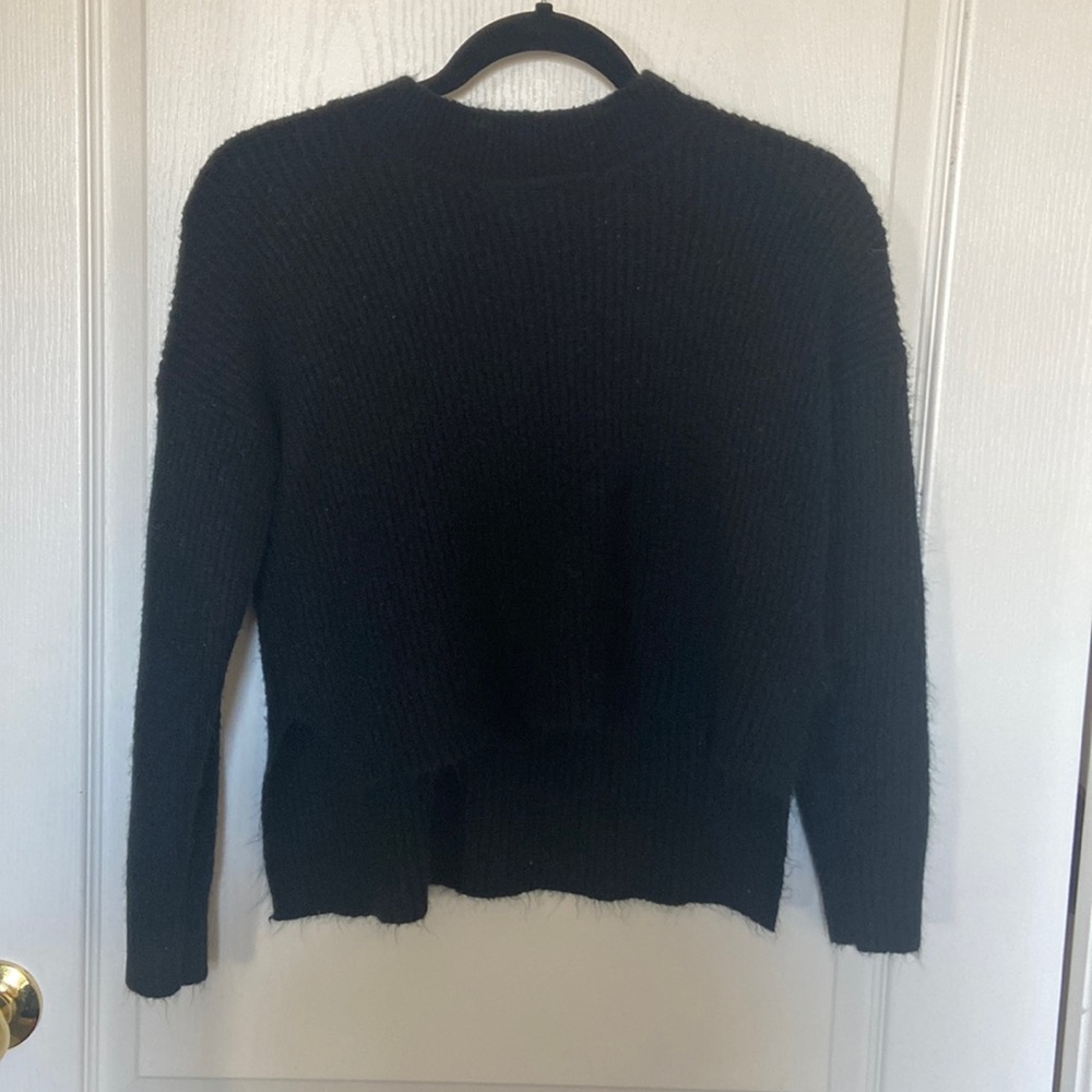 Black High Neck Sweater Small